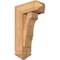 Ekena Millwork Balboa Arts and Crafts Smooth Bracket w/ Offset Brace, Western Red Cedar, 7 1/2"W x 18"D x 30"H BKT0806X18X30BOA03SWR - alternate 1